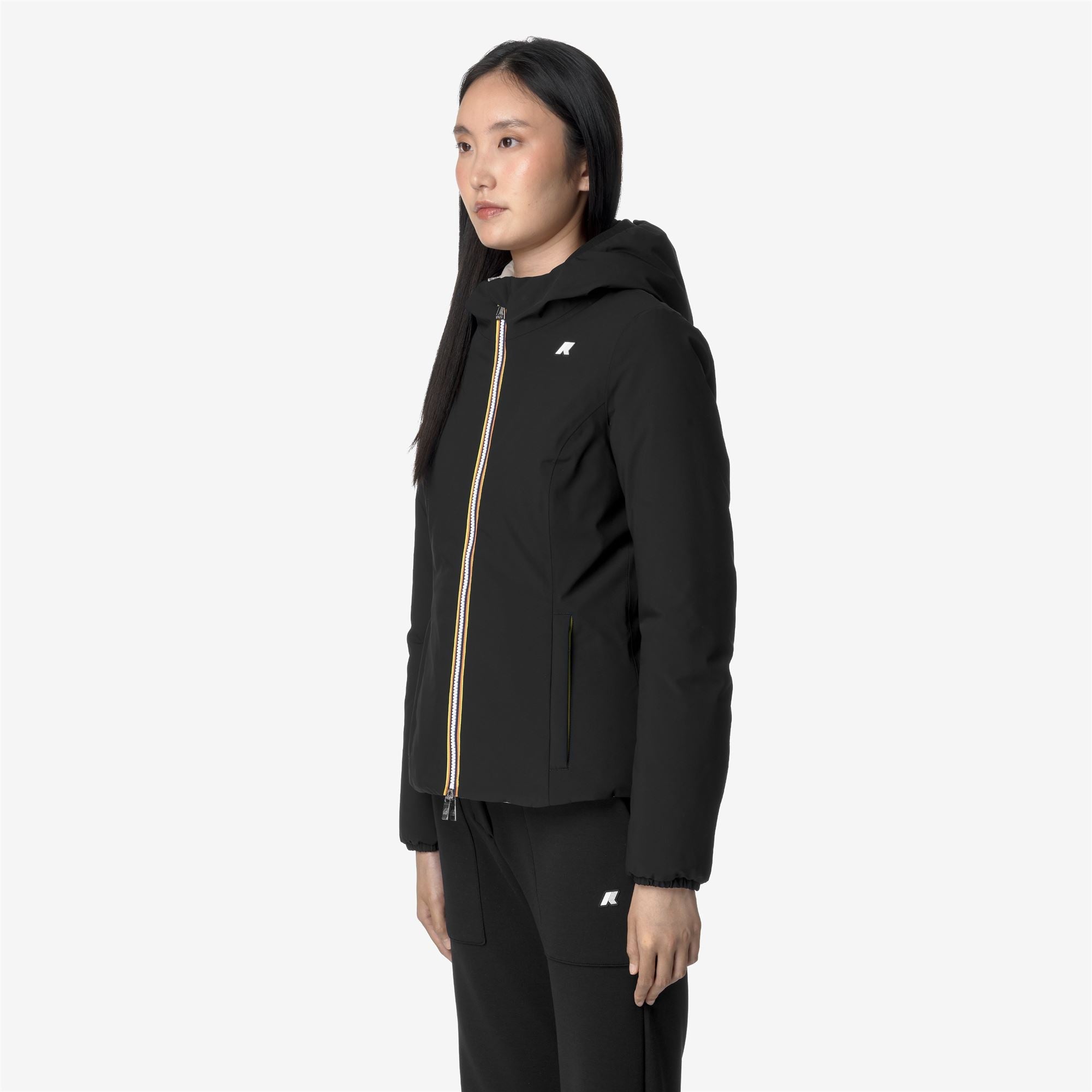 LILY ST WARM REVERSIBLE - Jackets - Short - Woman - BLACK P-BEIGE G