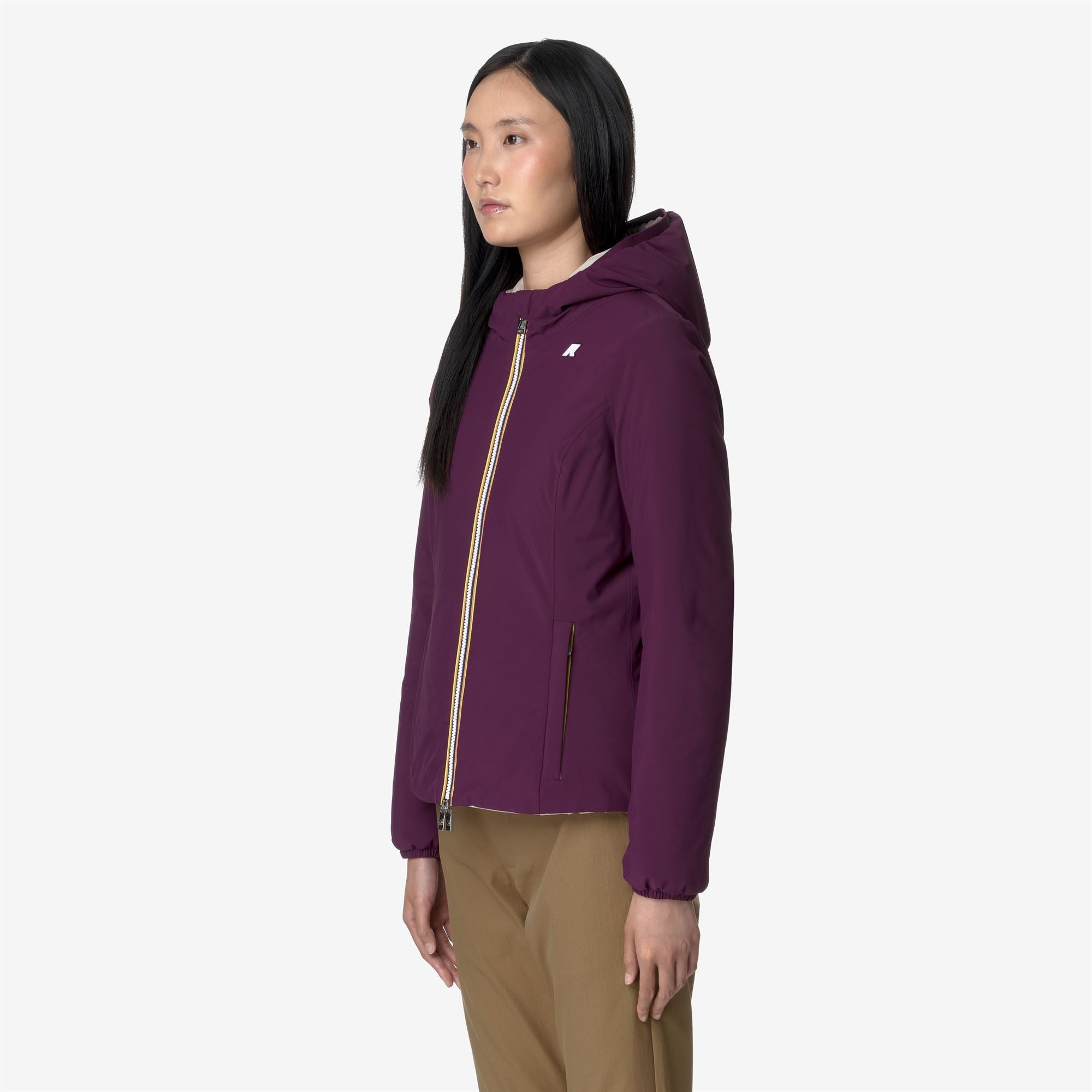 LILY ST WARM REVERSIBLE - Jackets - Short - Woman - VIOLET DK-BEIGE G