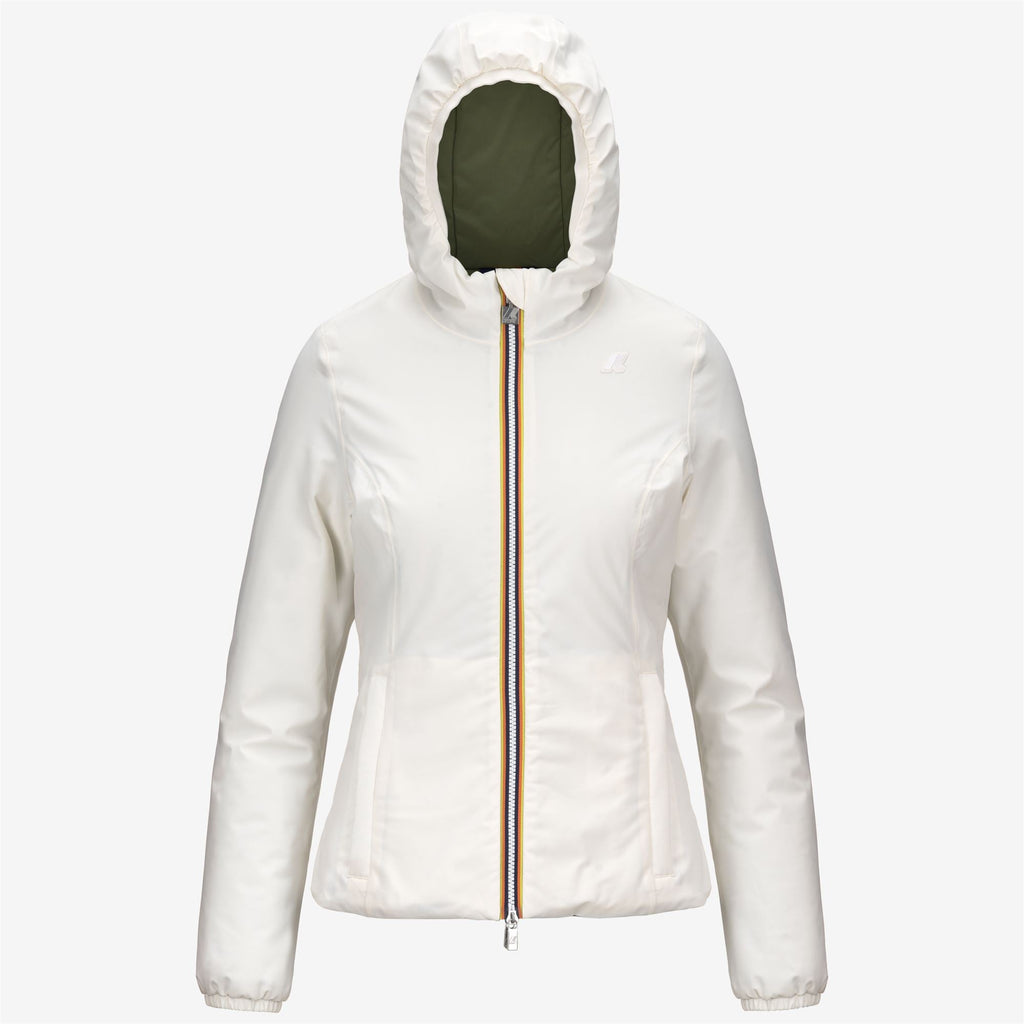 LILY ST WARM REVERSIBLE - Jackets - Short - Woman - WHITE GARDENIA-GREEN CYPRESS