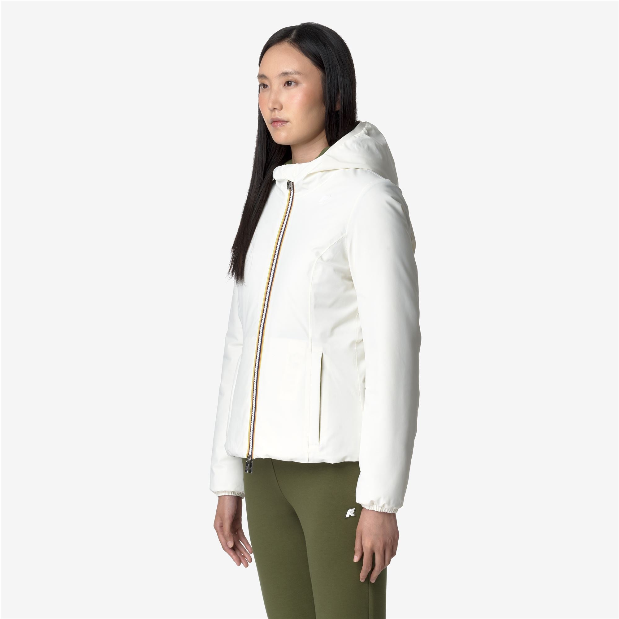 LILY ST WARM REVERSIBLE - Jackets - Short - Woman - WHITE GARDENIA-GREEN CYPRESS