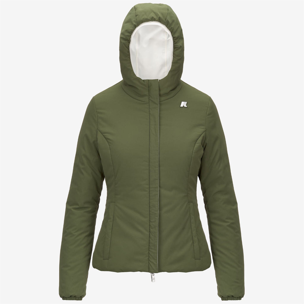 LILY ST WARM REVERSIBLE - Jackets - Short - Woman - WHITE GARDENIA-GREEN CYPRESS