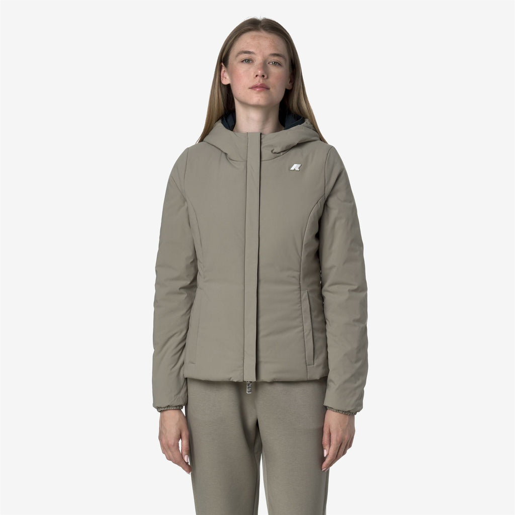 LILY ST WARM REVERSIBLE - Jackets - Short - Woman - BLUE DEPTH-GREEN OAK