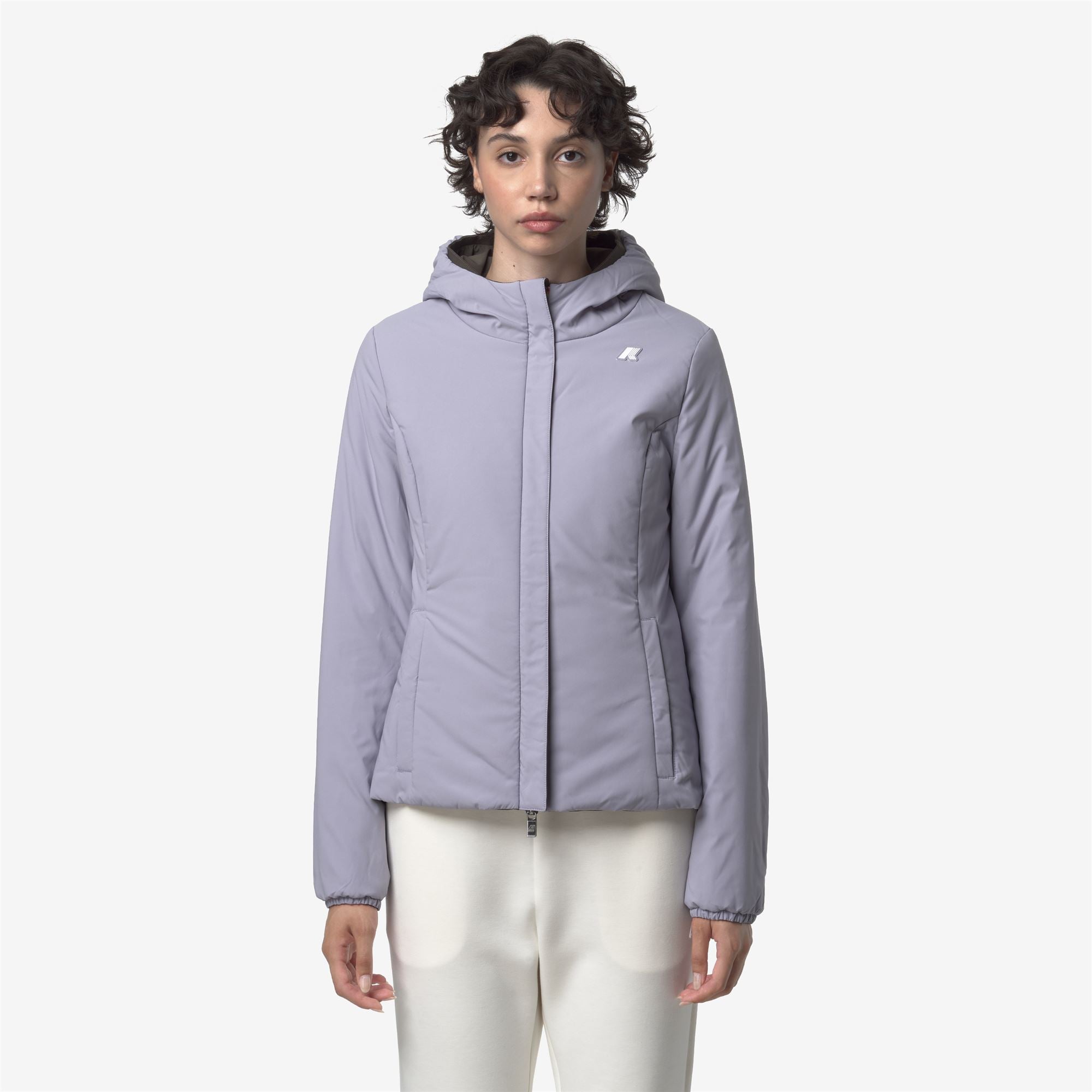 LILY ST WARM REVERSIBLE - Jackets - Short - Woman - BLACK OLIVE-VIOLET LAVENDER