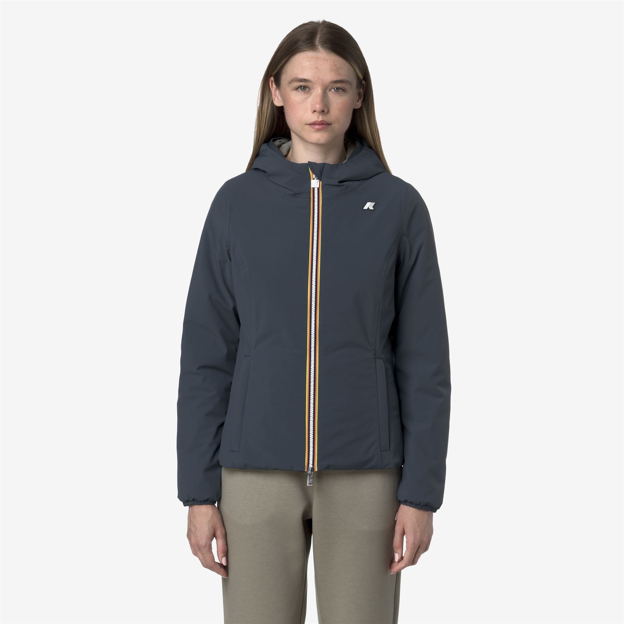 LILY ST WARM REVERSIBLE - Jackets - Short - Woman - BLUE AIRFORCE-GREEN OAK