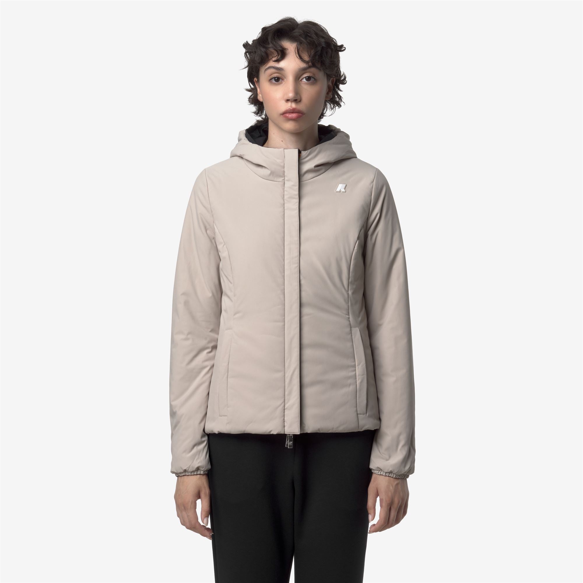 LILY ST WARM REVERSIBLE - Jackets - Short - Woman - BLACK PURE-BEIGE CASHMERE