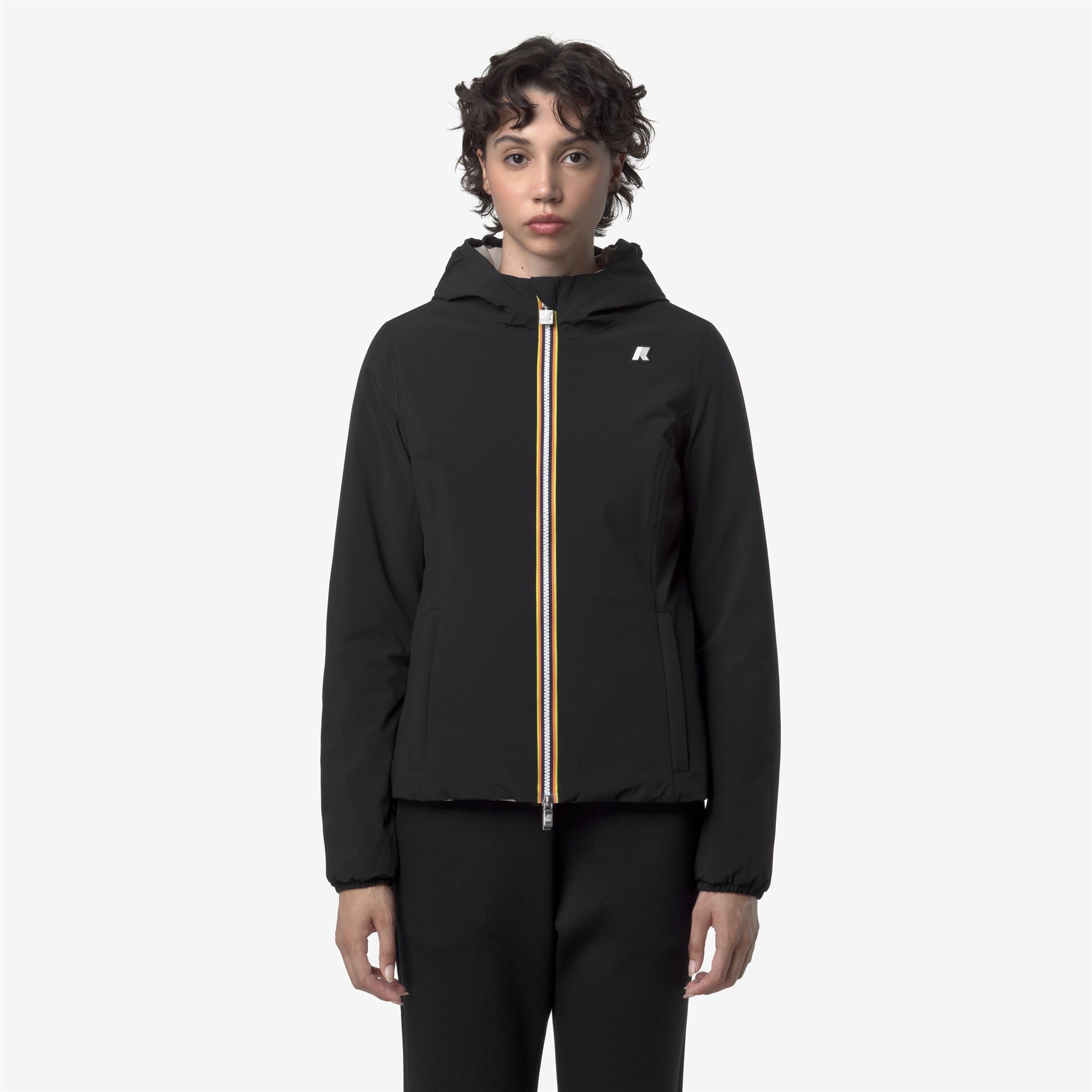LILY ST WARM REVERSIBLE - Jackets - Short - Woman - BLACK PURE-BEIGE CASHMERE