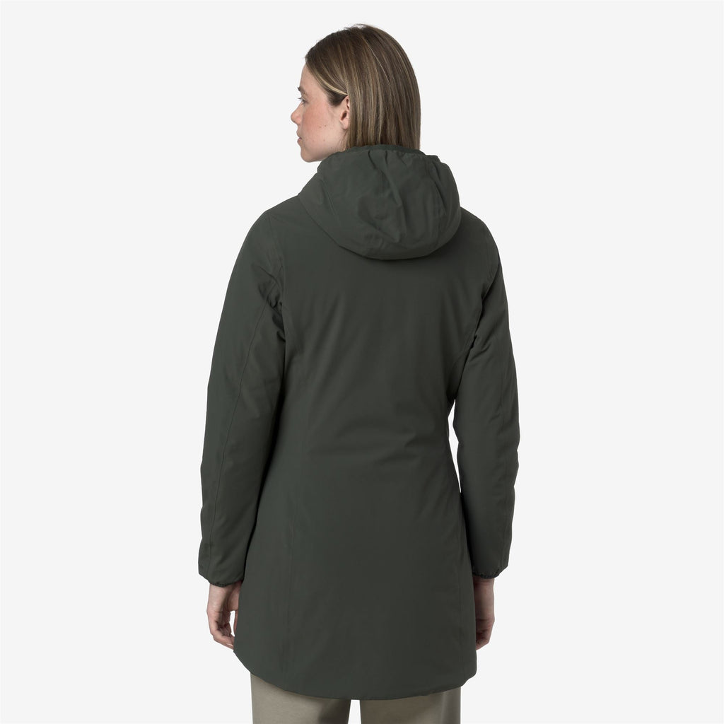 DENISE ST WARM REVERSIBLE - Jackets - Mid - Woman - GREEN BLACKISH-BLUE DEPTH