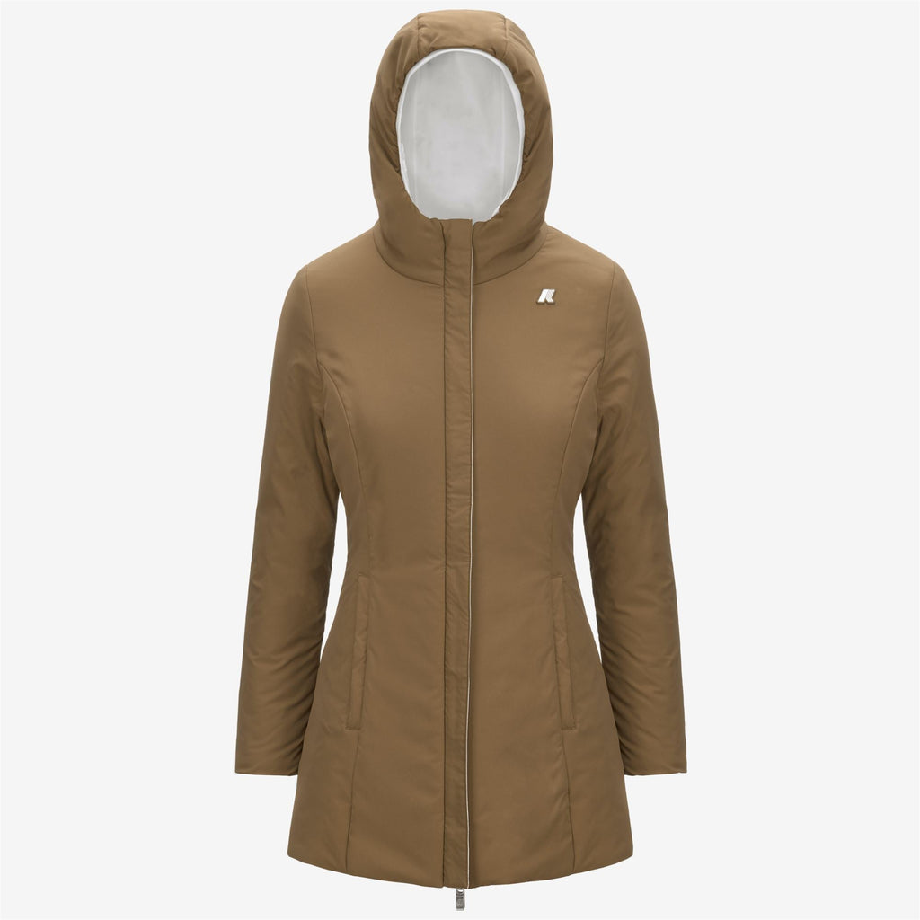 DENISE ST WARM REVERSIBLE - Jackets - Mid - Woman - WHITE G-BROWN C