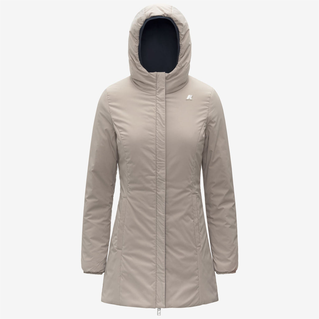 DENISE ST WARM REVERSIBLE - Jackets - Mid - Woman - BLUE DEPTH-BEIGE CASHMERE