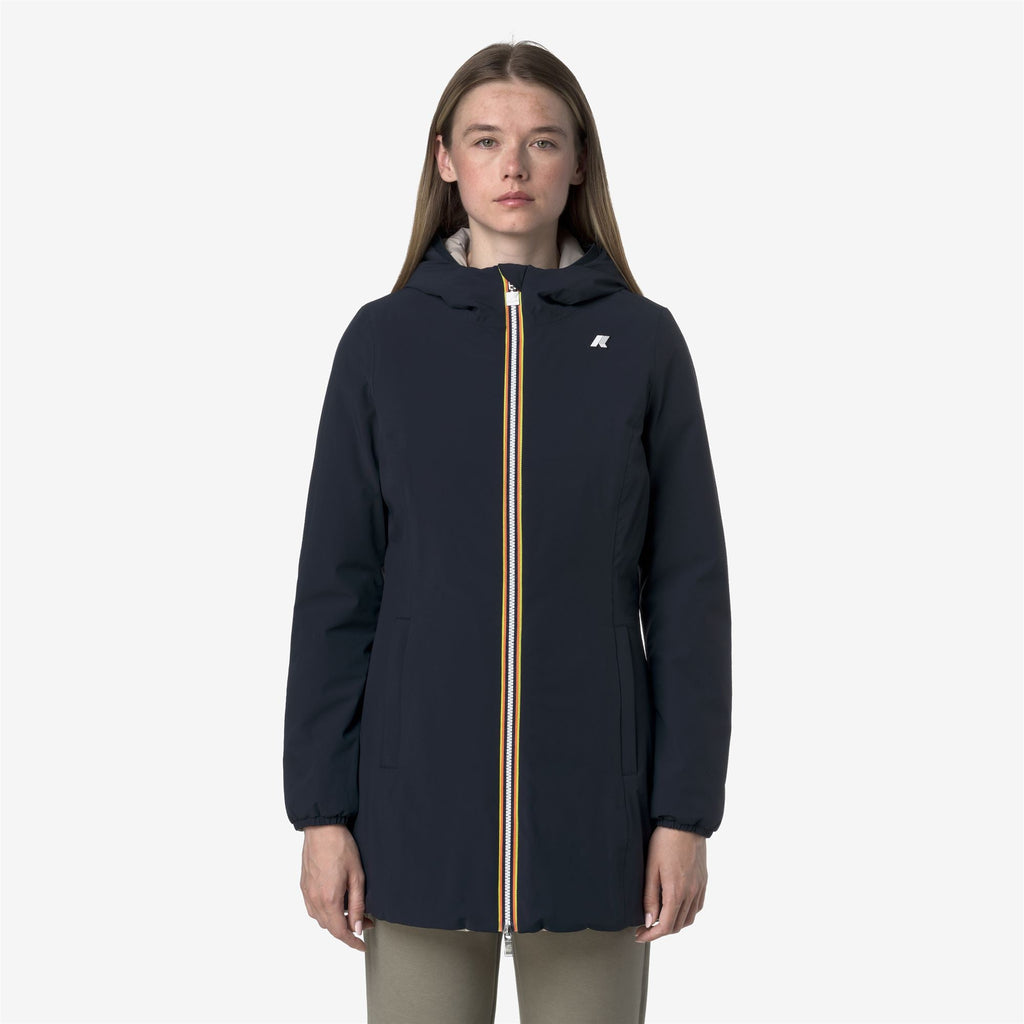 DENISE ST WARM REVERSIBLE - Jackets - Mid - Woman - BLUE DEPTH-BEIGE CASHMERE