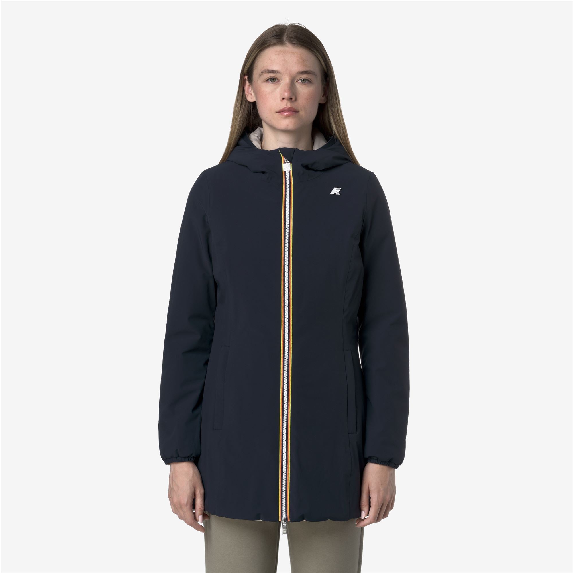 DENISE ST WARM REVERSIBLE - Jackets - Mid - Woman - BLUE DEPTH-BEIGE CASHMERE