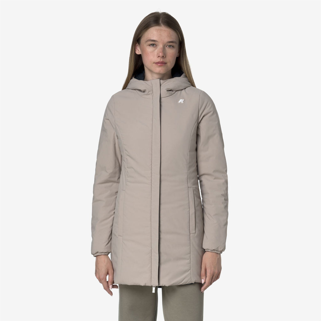 DENISE ST WARM REVERSIBLE - Jackets - Mid - Woman - BLUE DEPTH-BEIGE CASHMERE