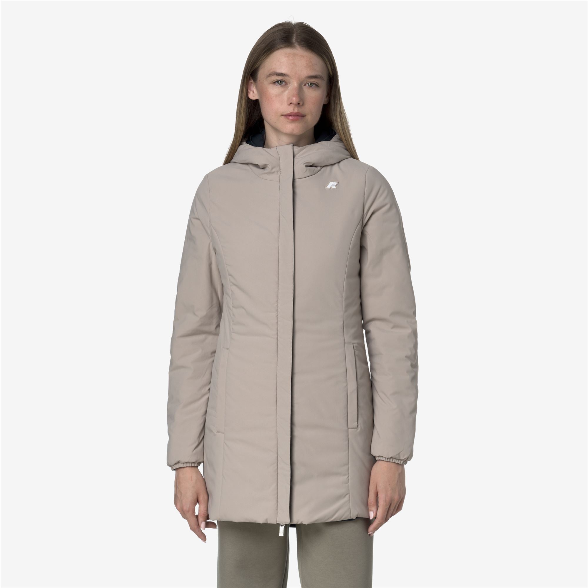 DENISE ST WARM REVERSIBLE - Jackets - Mid - Woman - BLUE DEPTH-BEIGE CASHMERE