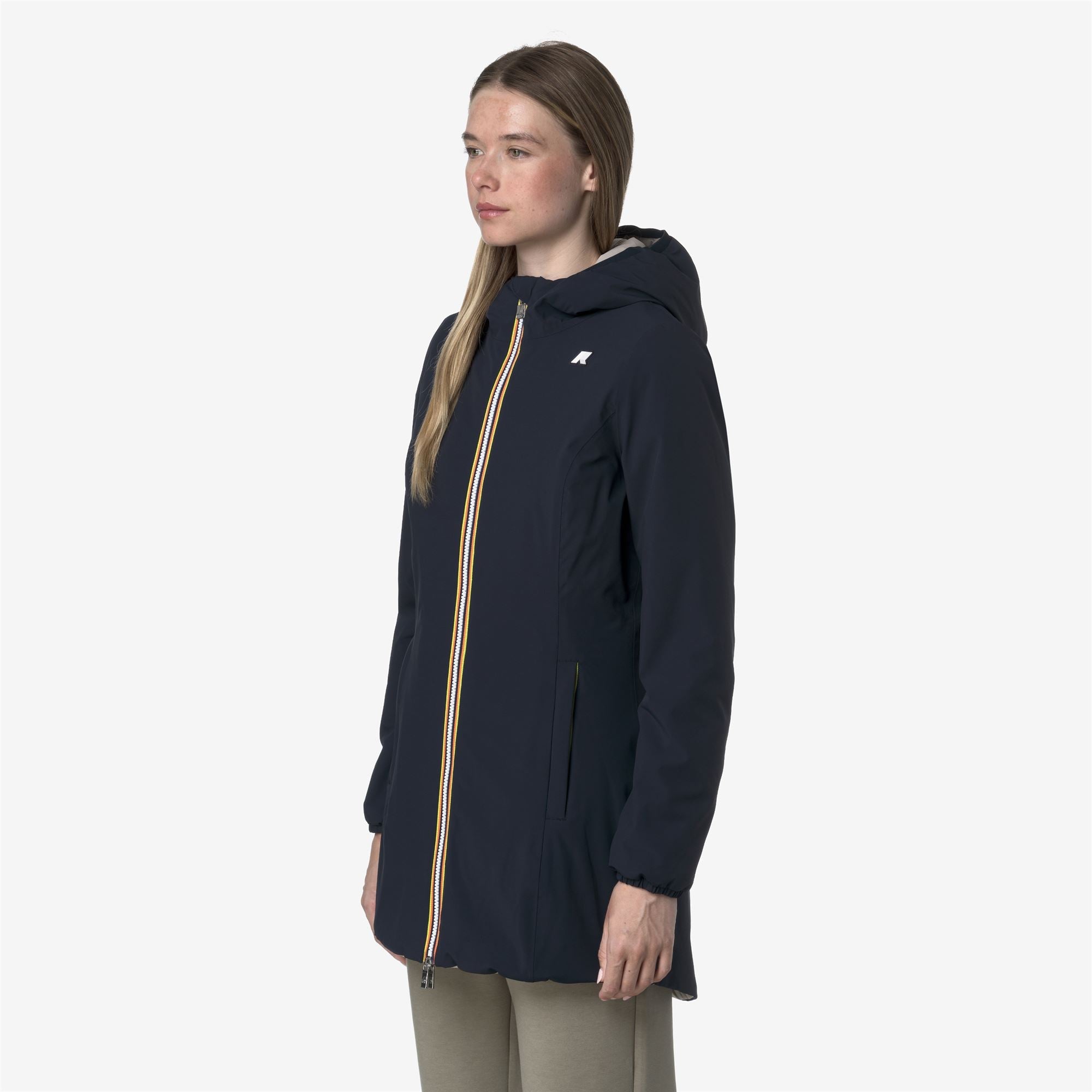 DENISE ST WARM REVERSIBLE - Jackets - Mid - Woman - BLUE DEPTH-BEIGE CASHMERE