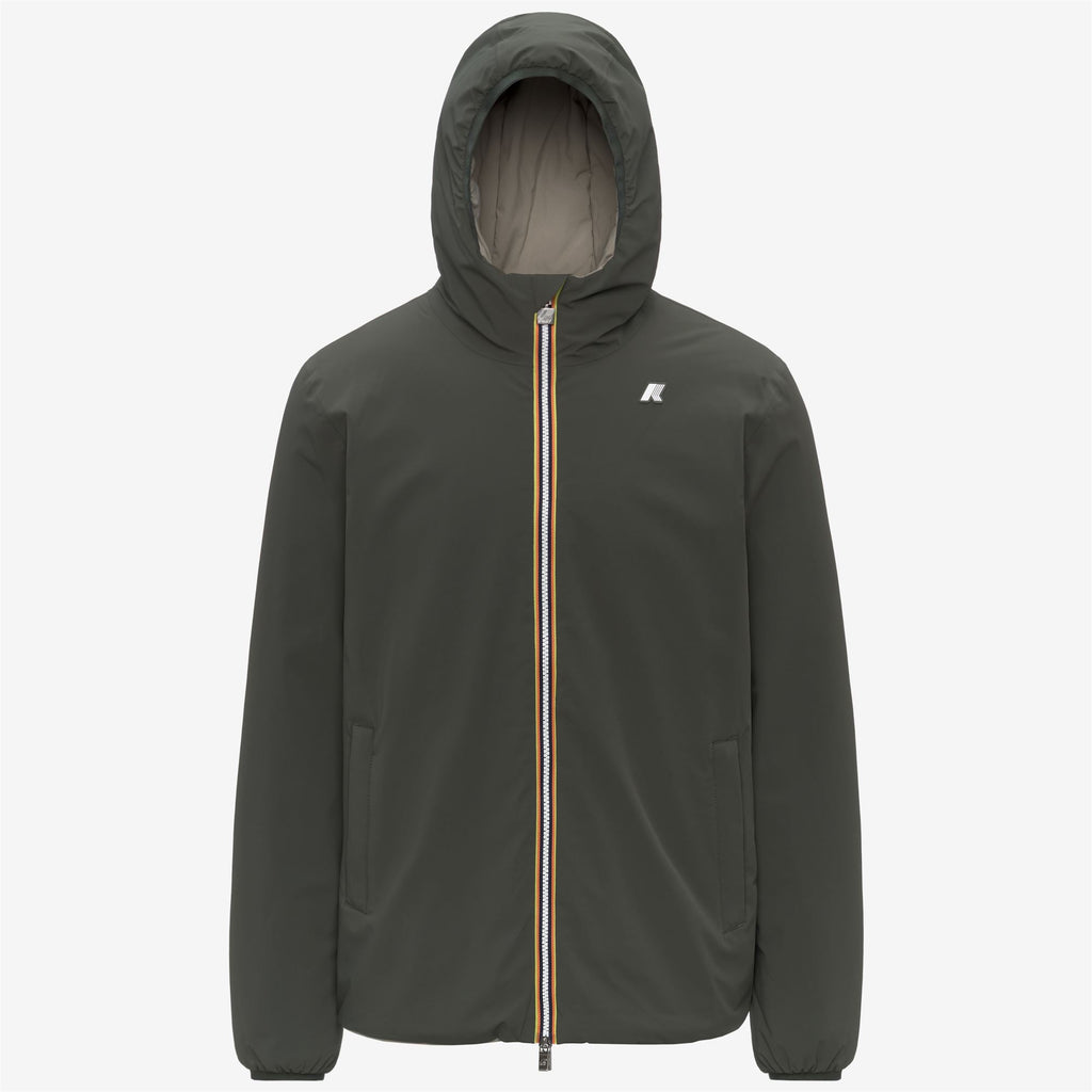 JACK ST WARM REVERSIBLE - Jackets - Short - Man - GREEN BLACKISH-GREEN OAK