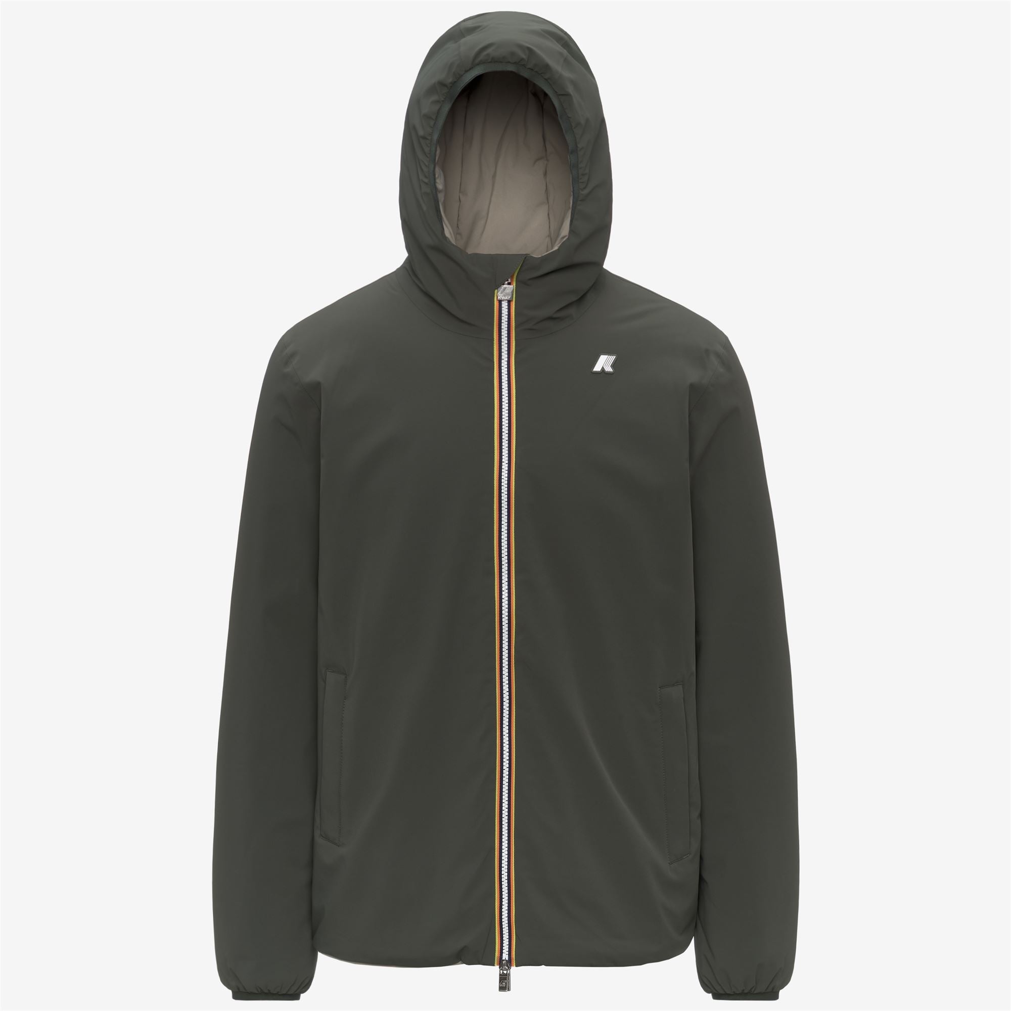 JACK ST WARM REVERSIBLE - Jackets - Short - Man - GREEN BLACKISH-GREEN OAK