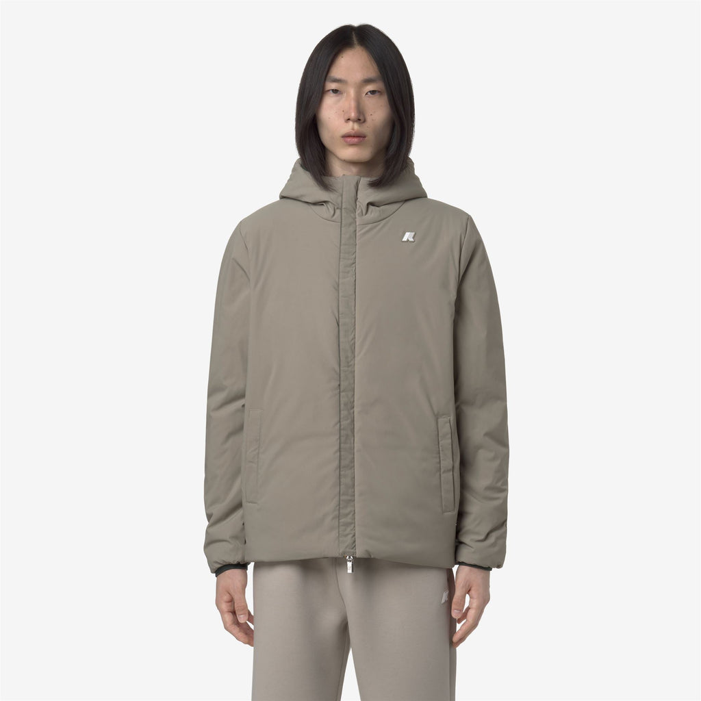 JACK ST WARM REVERSIBLE - Jackets - Short - Man - GREEN BLACKISH-GREEN OAK