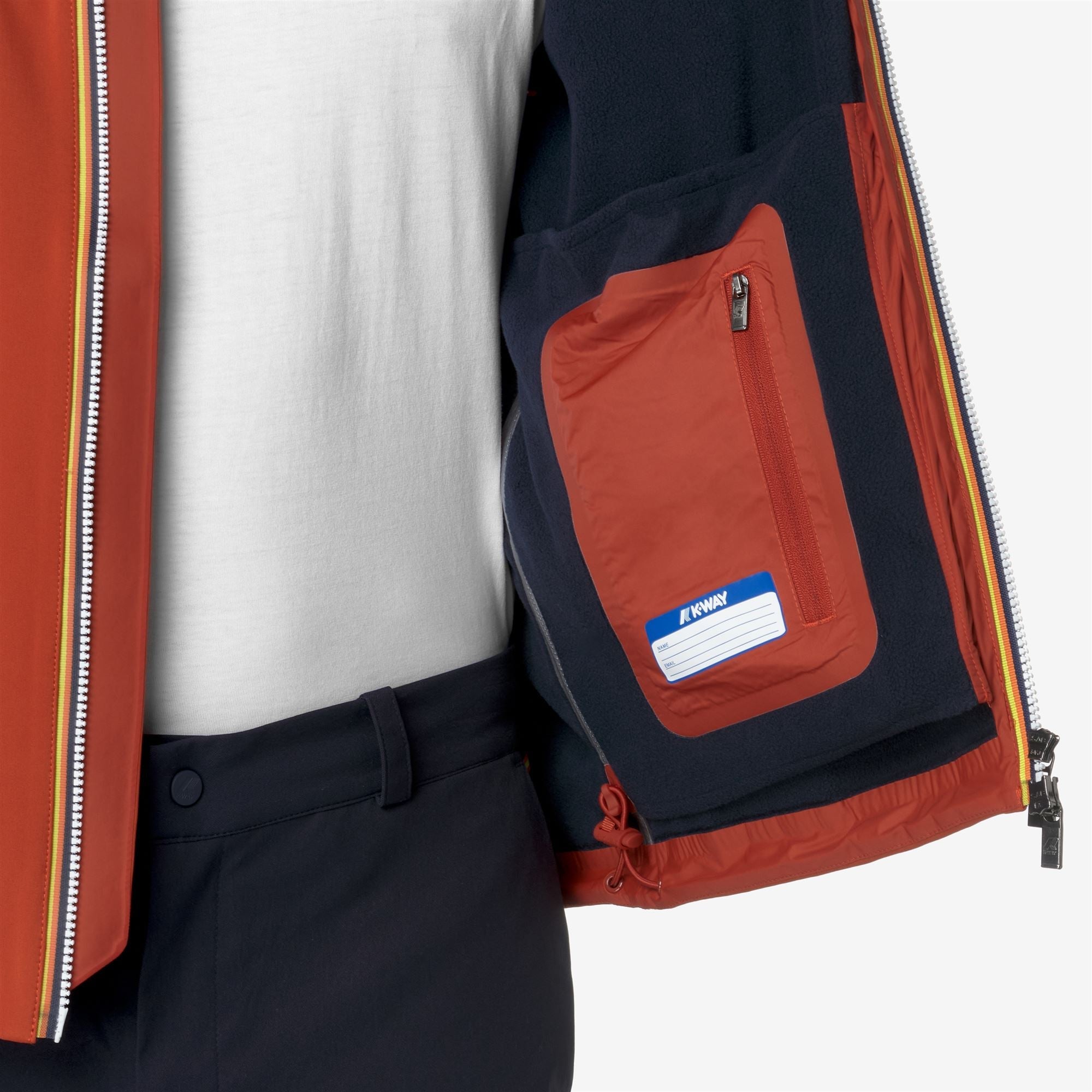 JACKO BONDED - Jackets - Short - Man - RED P-BLUE D