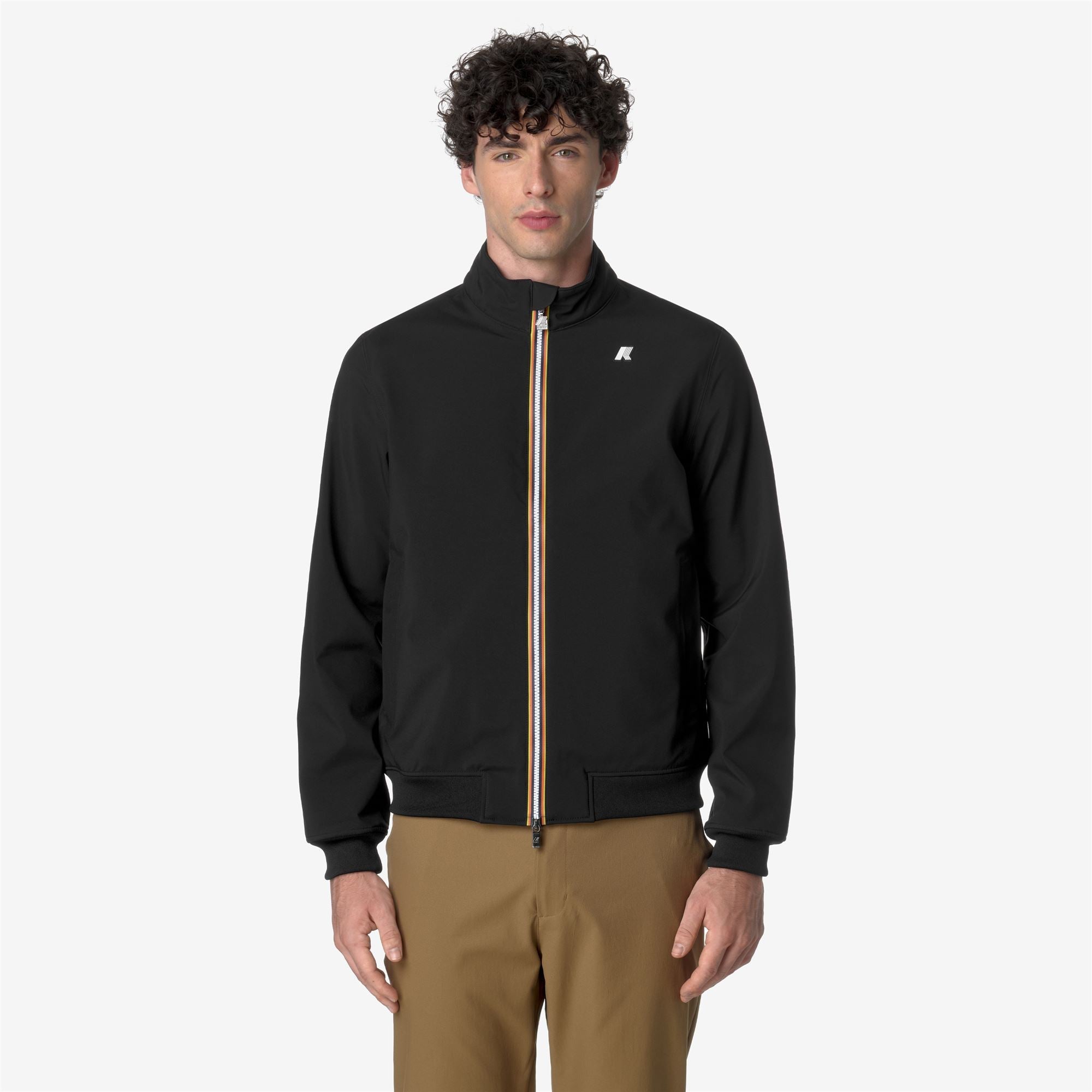ARSENE BONDED - Jackets - Short - Man - BLACK-BLUE DEPTH