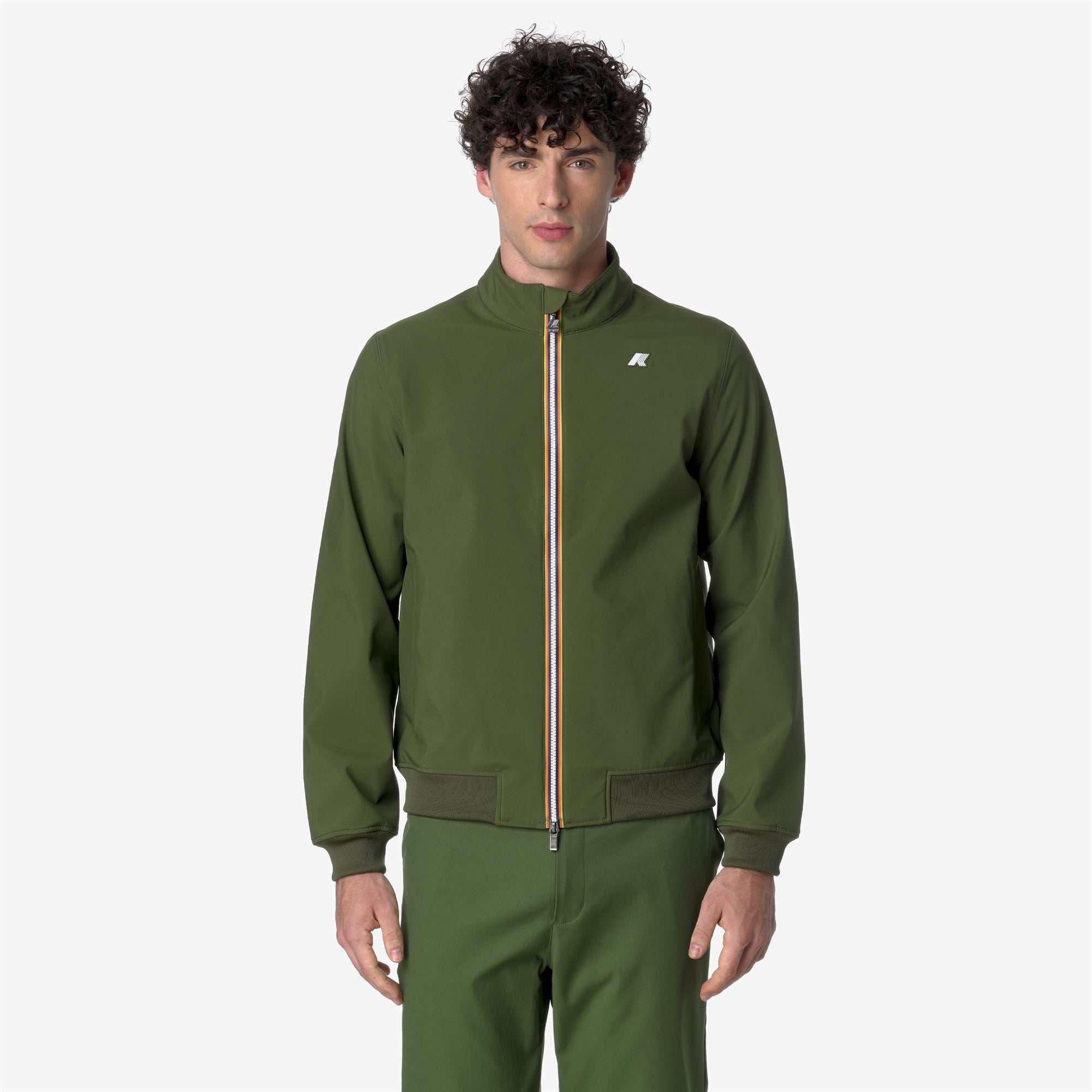 ARSENE BONDED - Jackets - Short - Man - GREEN C-BLUE D