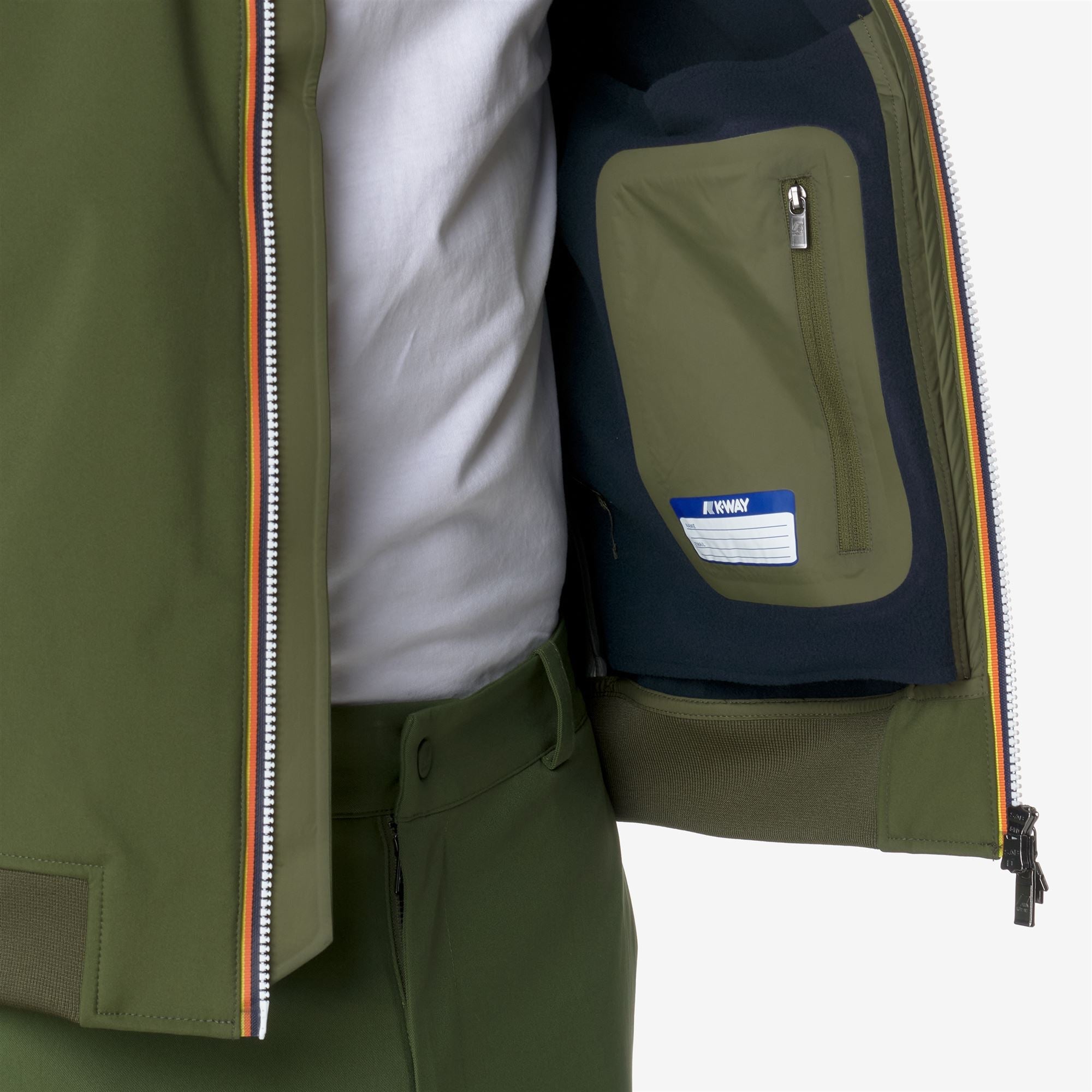 ARSENE BONDED - Jackets - Short - Man - GREEN C-BLUE D