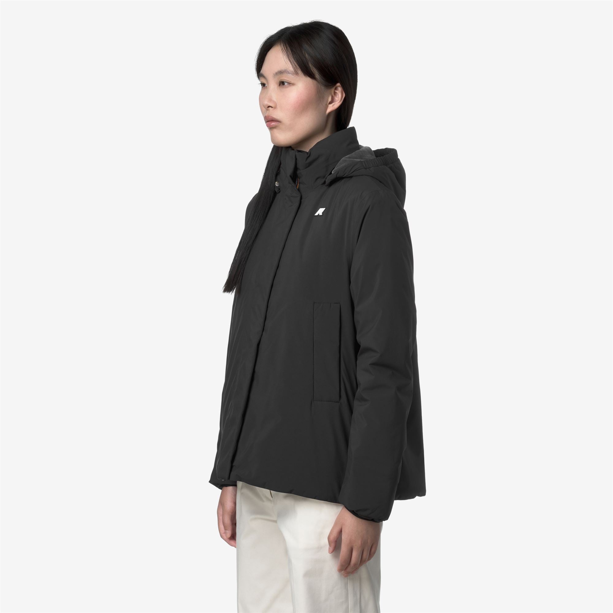 MARLETTE SOFT TOUCH MARMOTTA - Jackets - Short - Woman - BLACK PURE-BLUE AIRFORCE
