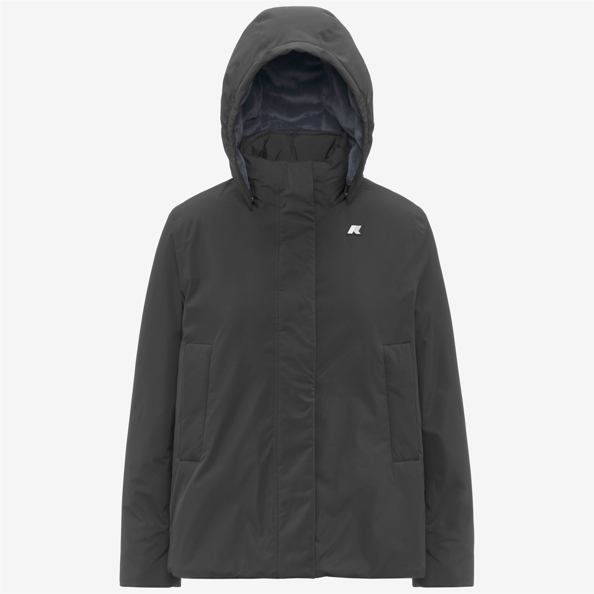 MARLETTE SOFT TOUCH MARMOTTA - Jackets - Short - Woman - BLACK PURE-BLUE AIRFORCE