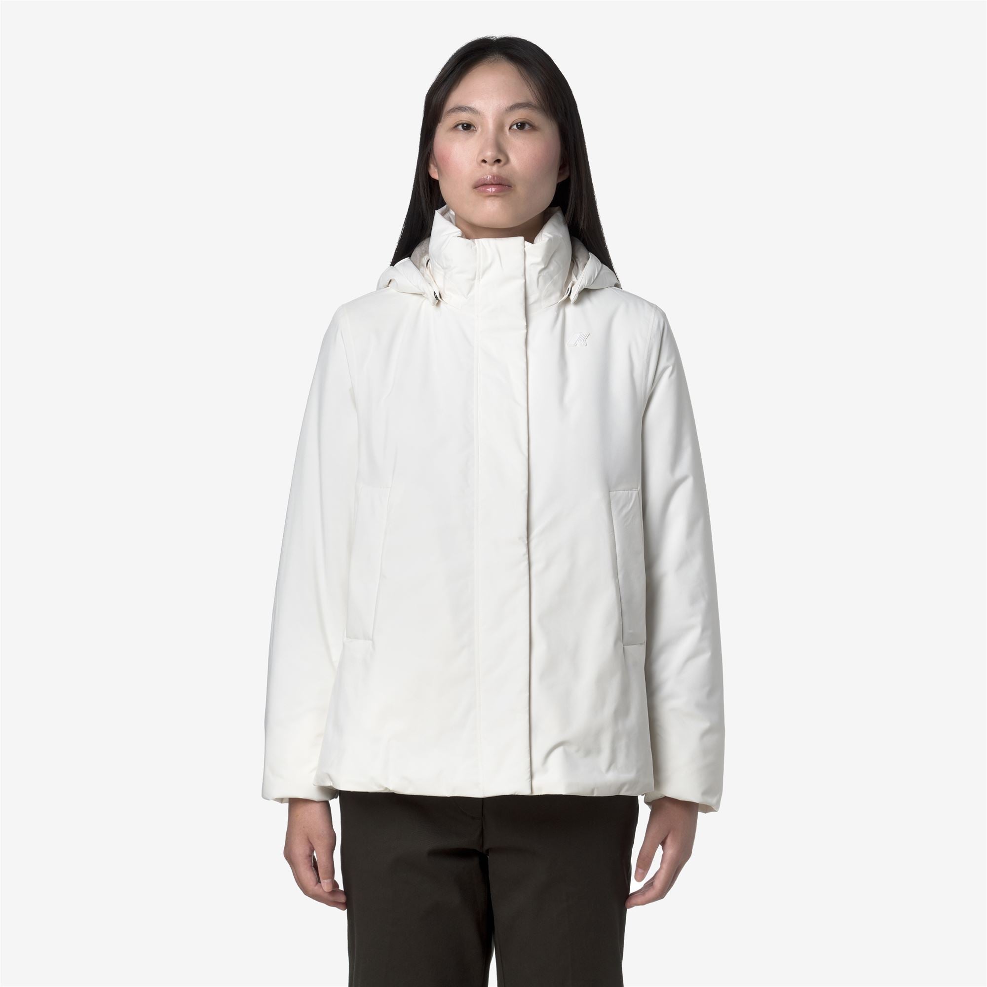 MARLETTE SOFT TOUCH MARMOTTA - Jackets - Short - Woman - WHITE GARDENIA-GREY GOAT