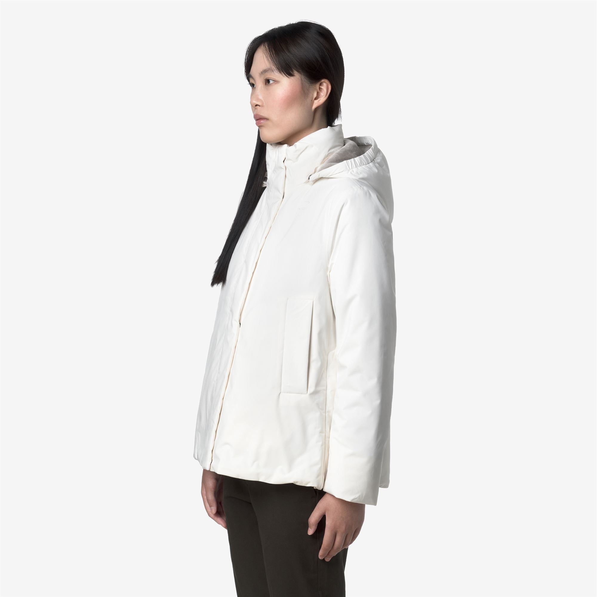 MARLETTE SOFT TOUCH MARMOTTA - Jackets - Short - Woman - WHITE GARDENIA-GREY GOAT