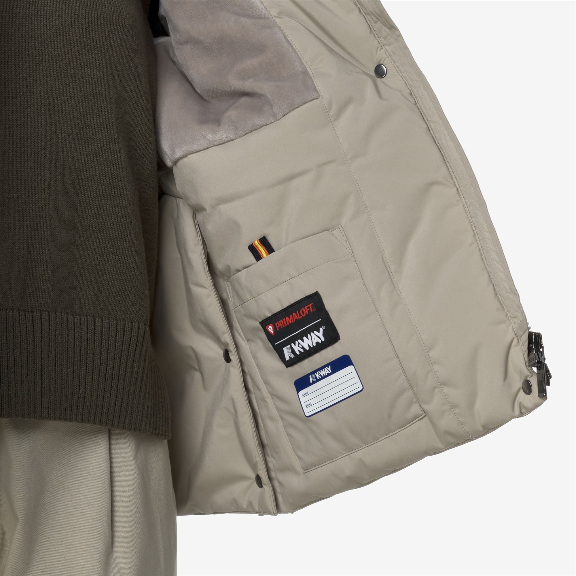 MARLETTE SOFT TOUCH MARMOTTA - Jackets - Short - Woman - BEIGE CASHMERE-GREY GOAT
