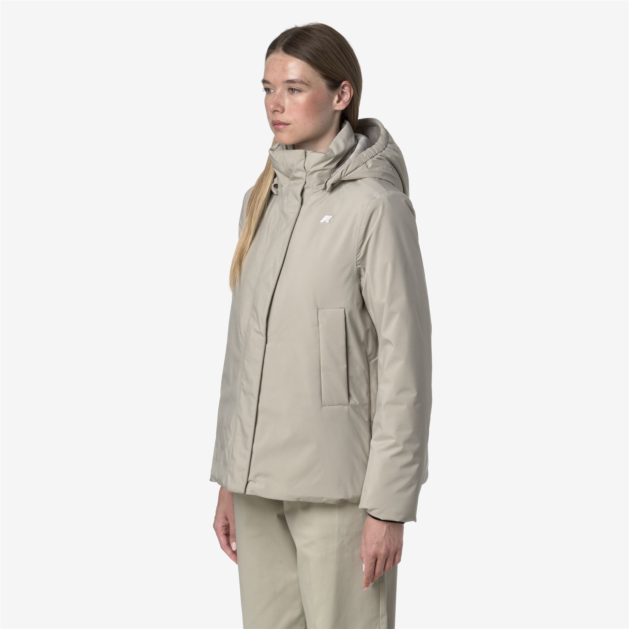MARLETTE SOFT TOUCH MARMOTTA - Jackets - Short - Woman - BEIGE CASHMERE-GREY GOAT