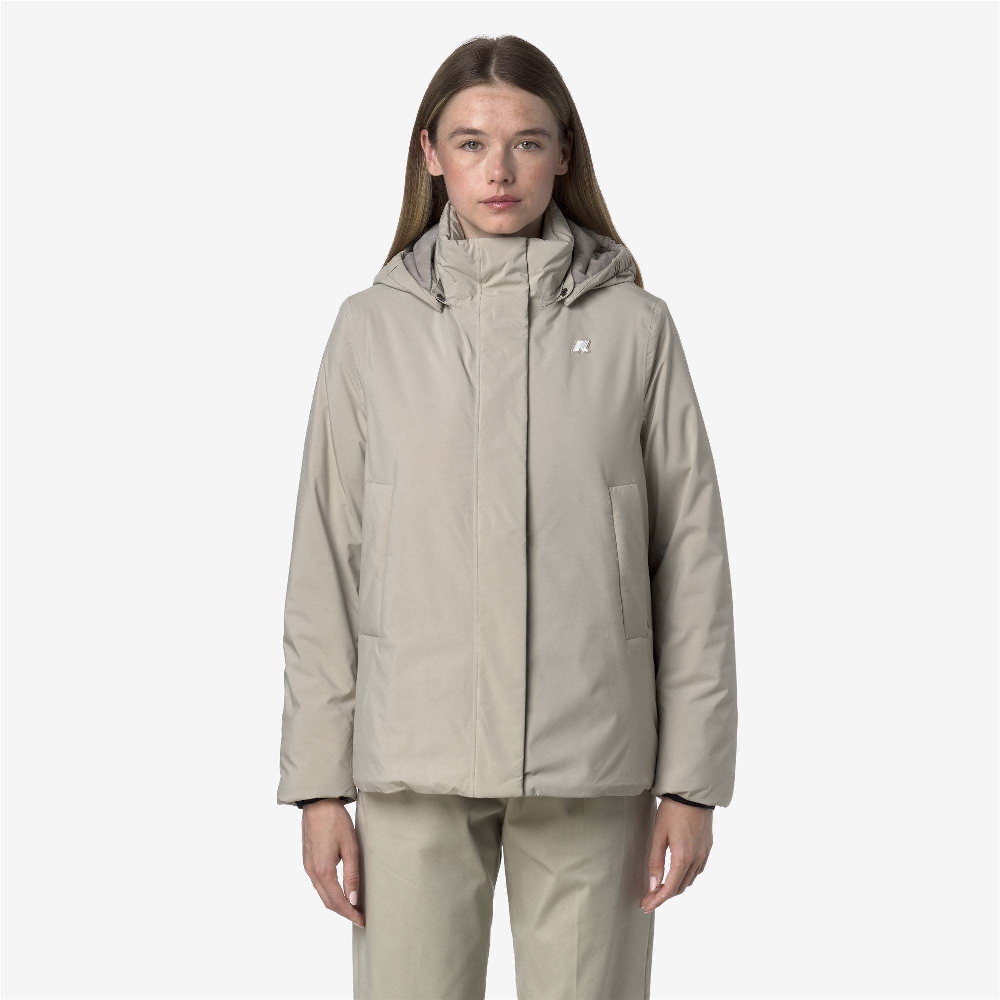 MARLETTE SOFT TOUCH MARMOTTA - Jackets - Short - Woman - BEIGE CASHMERE-GREY GOAT
