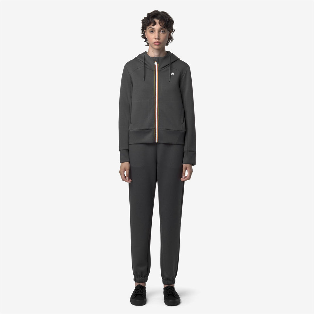GINEVRETTE LIGHT SPACER - Pants - Sport Trousers - Woman - GREY SHADOW DK