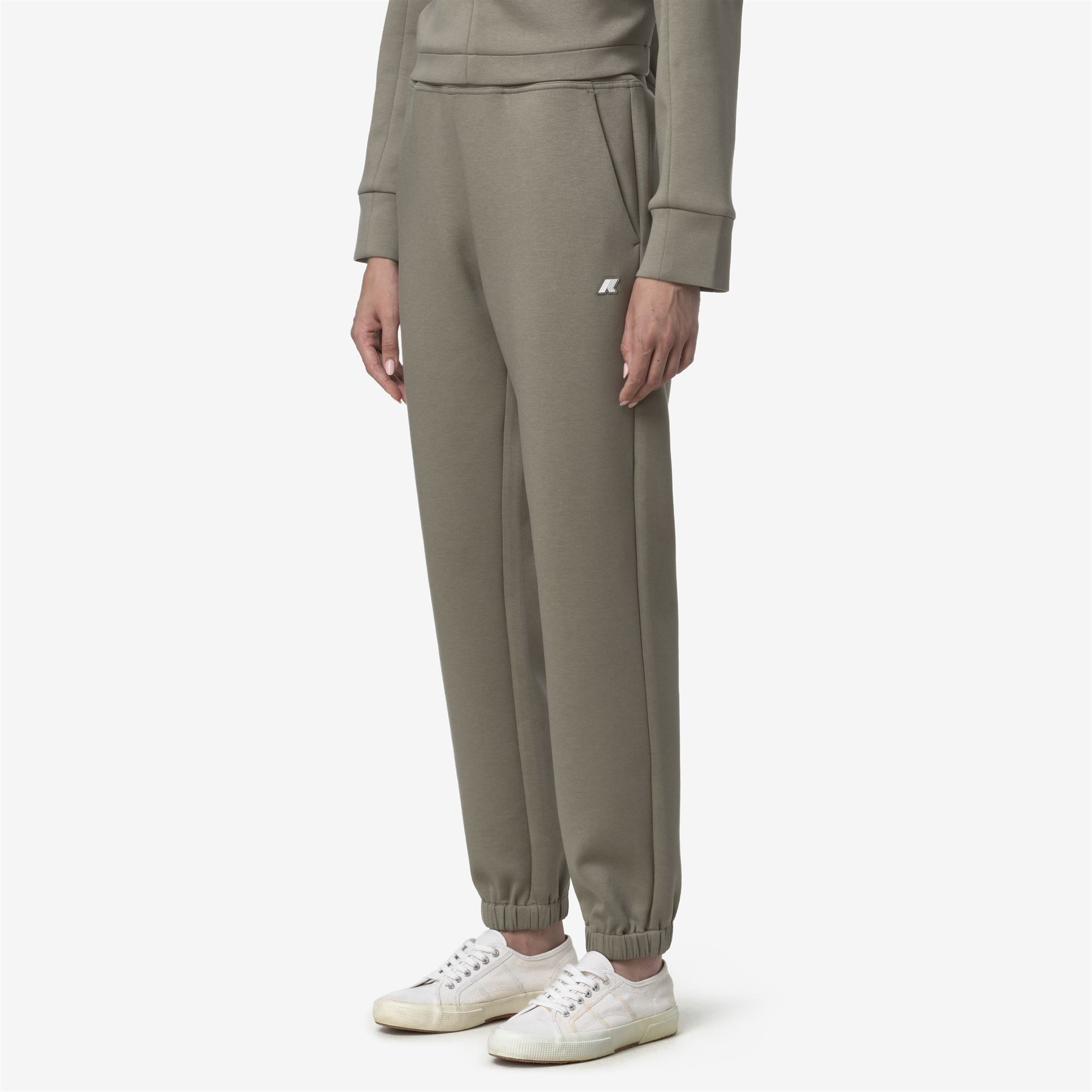 GINEVRETTE LIGHT SPACER - Pants - Sport Trousers - Woman - GREEN OAK