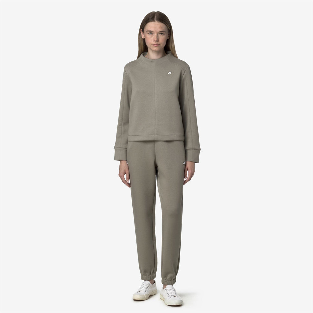 GINEVRETTE LIGHT SPACER - Pants - Sport Trousers - Woman - GREEN OAK