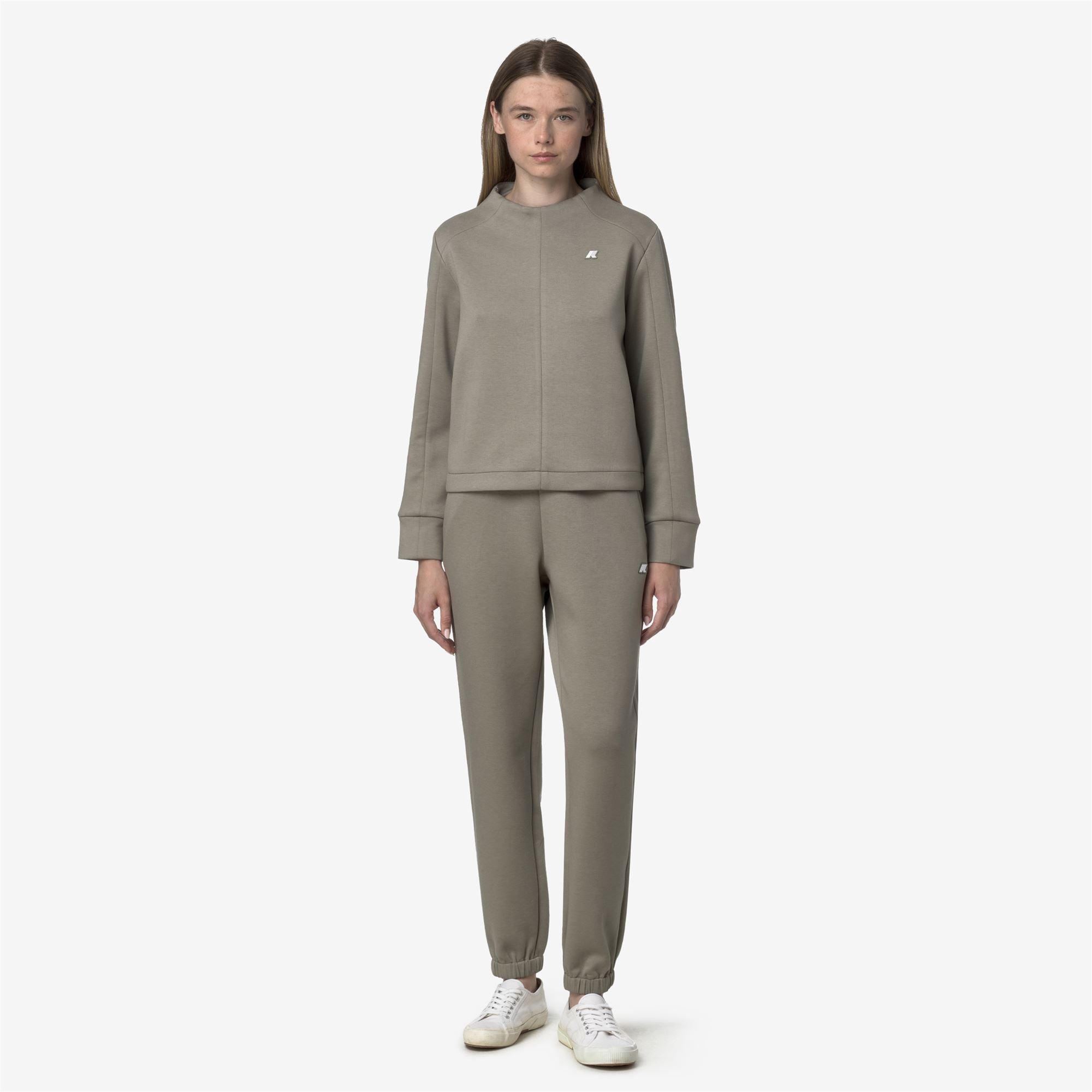 GINEVRETTE LIGHT SPACER - Pants - Sport Trousers - Woman - GREEN OAK