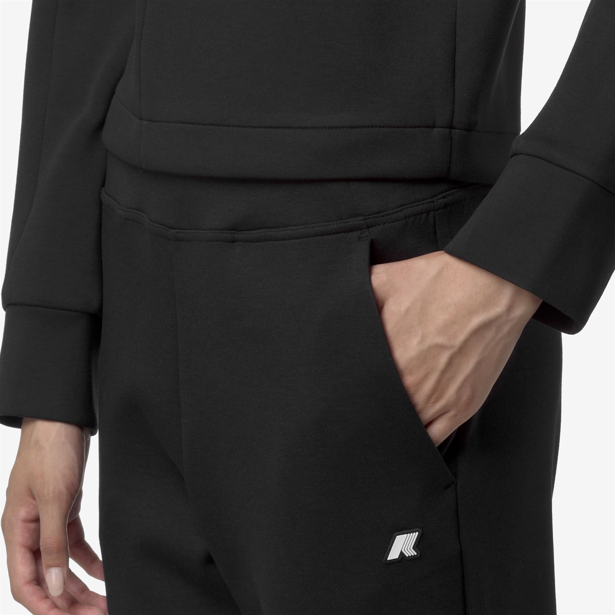 GINEVRETTE LIGHT SPACER - Pants - Sport Trousers - Woman - BLACK PURE