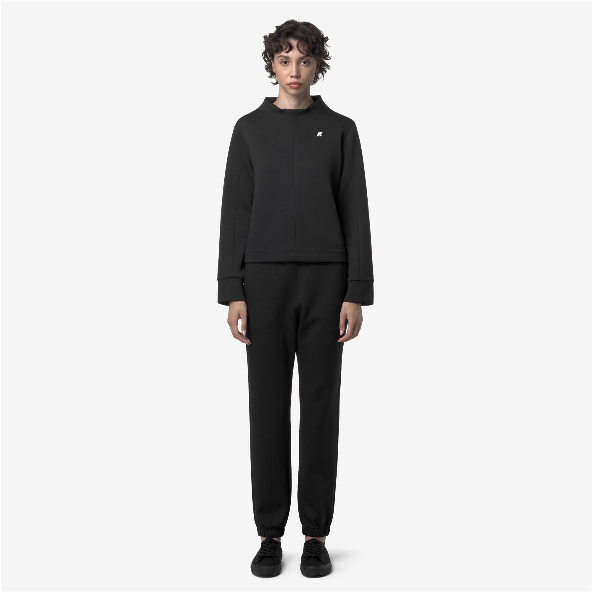 GINEVRETTE LIGHT SPACER - Pants - Sport Trousers - Woman - BLACK PURE