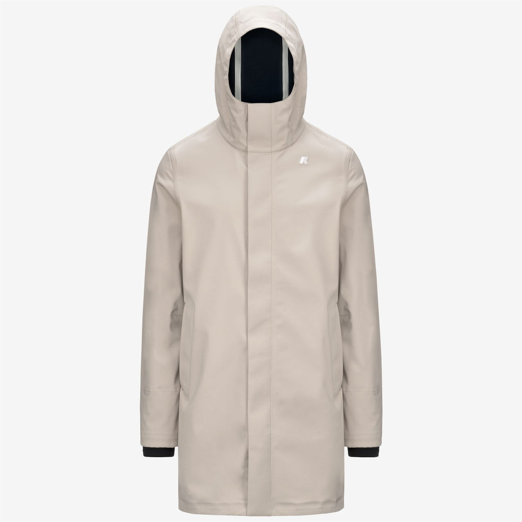 THOMAS BONDED - Jackets - Long - Man - BEIGE G-BLUE D
