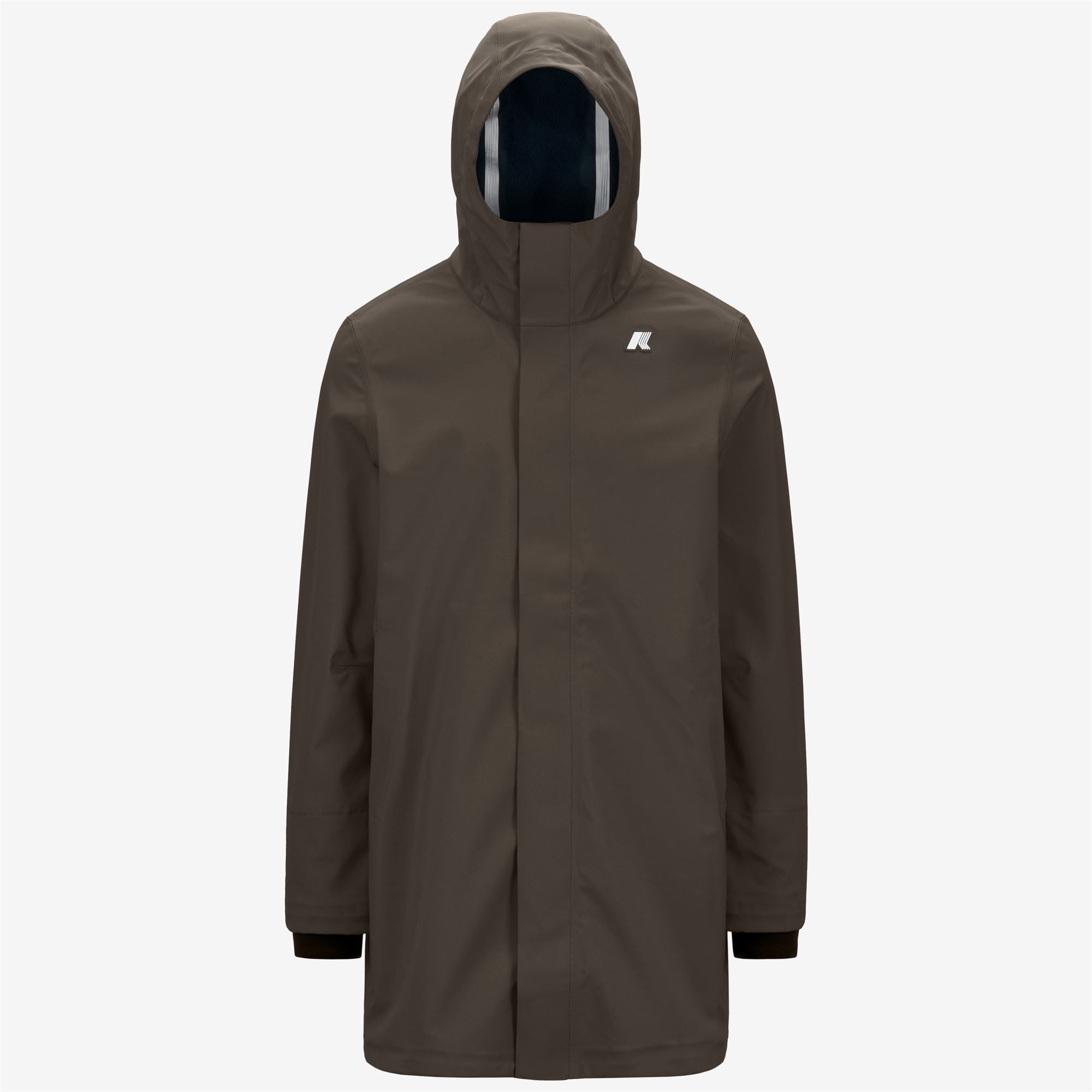 THOMAS BONDED - Jackets - Long - Man - BLACK OLIVE-BLUE DEPTH