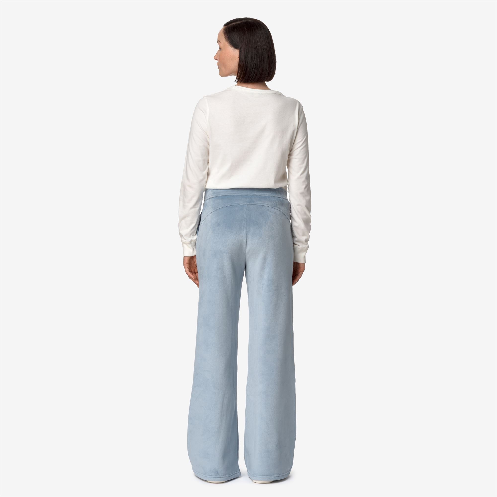 JENNY VELOUR POLAR - Pants - Sport Trousers - Woman - BLUE A-BLUE A