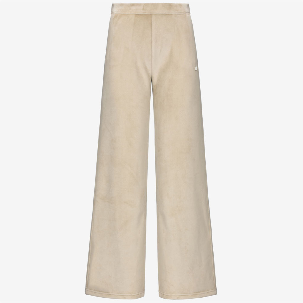 JENNY VELOUR POLAR - Pants - Sport Trousers - Woman - BEIGE GREY-BEIGE GREY