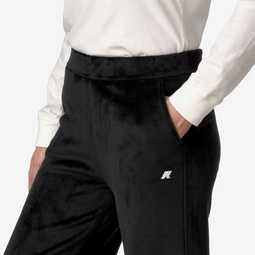 JENNY VELOUR POLAR - Pants - Sport Trousers - Woman - BLACK P-BLACK P