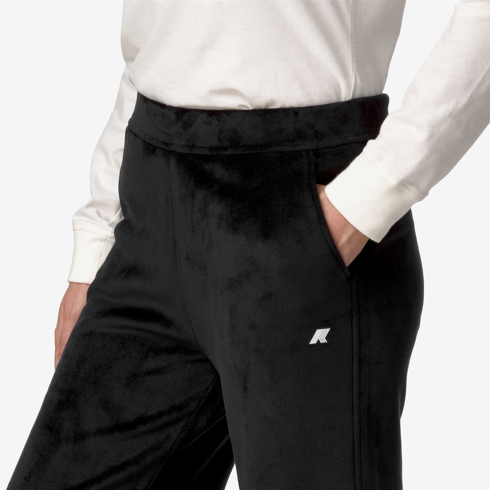 JENNY VELOUR POLAR - Pants - Sport Trousers - Woman - BLACK P-BLACK P