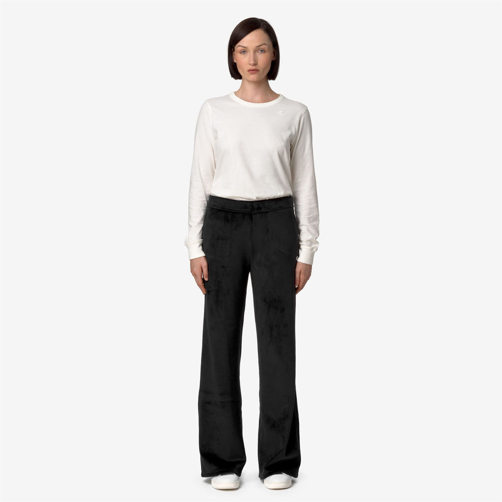 JENNY VELOUR POLAR - Pants - Sport Trousers - Woman - BLACK P-BLACK P