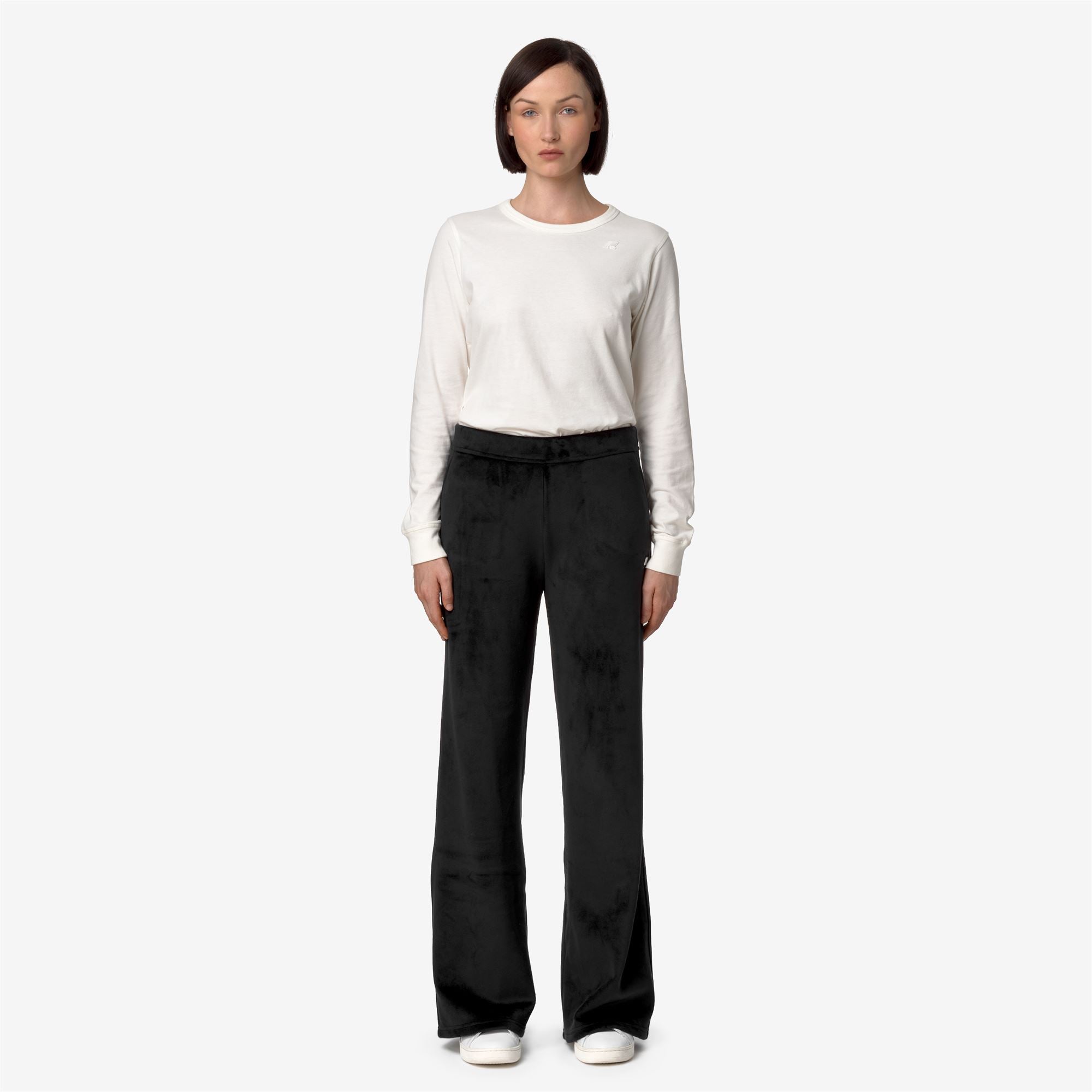 JENNY VELOUR POLAR - Pants - Sport Trousers - Woman - BLACK P-BLACK P
