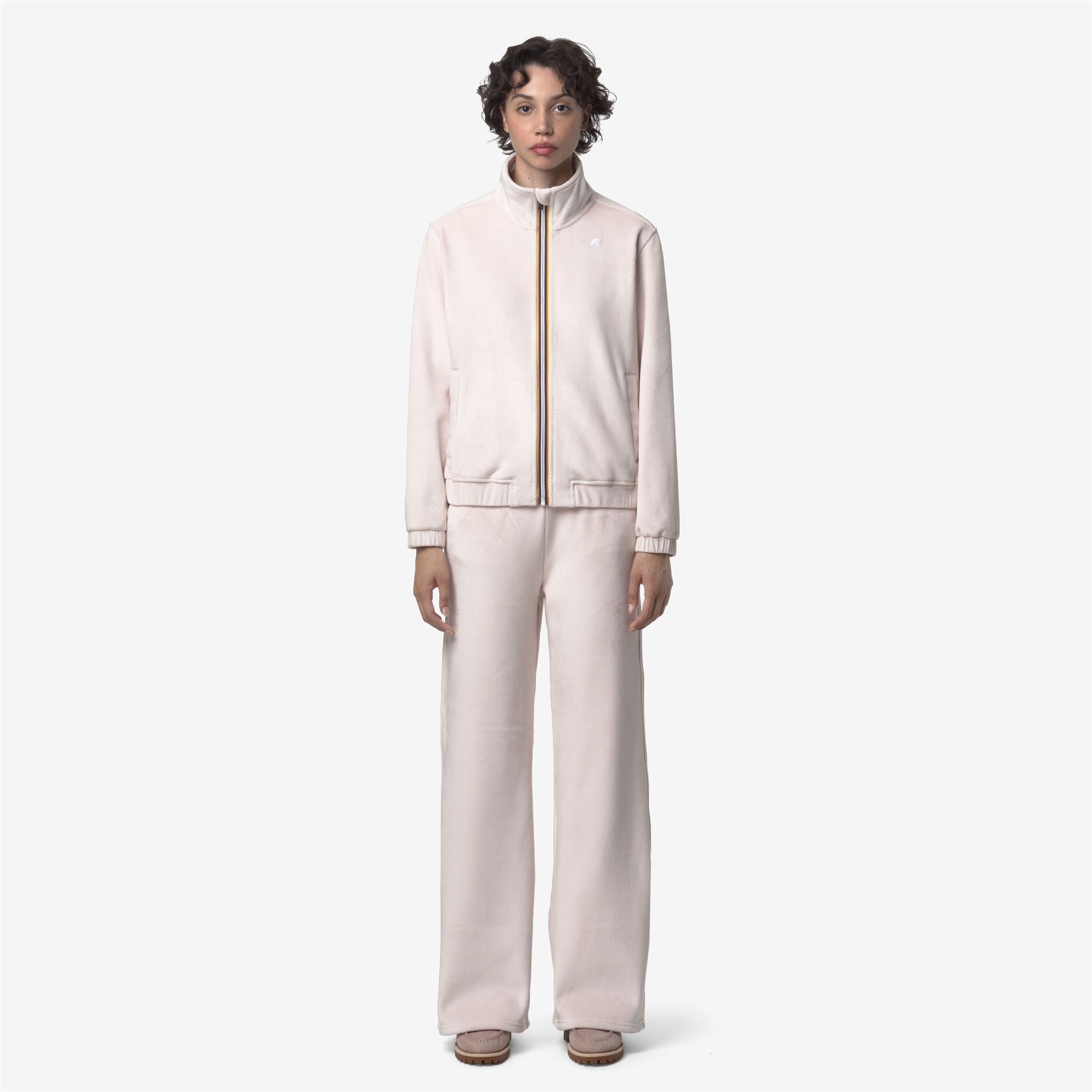 JENNY VELOUR POLAR - Pants - Sport Trousers - Woman - ROSE HUSHED-ROSE HUSHED