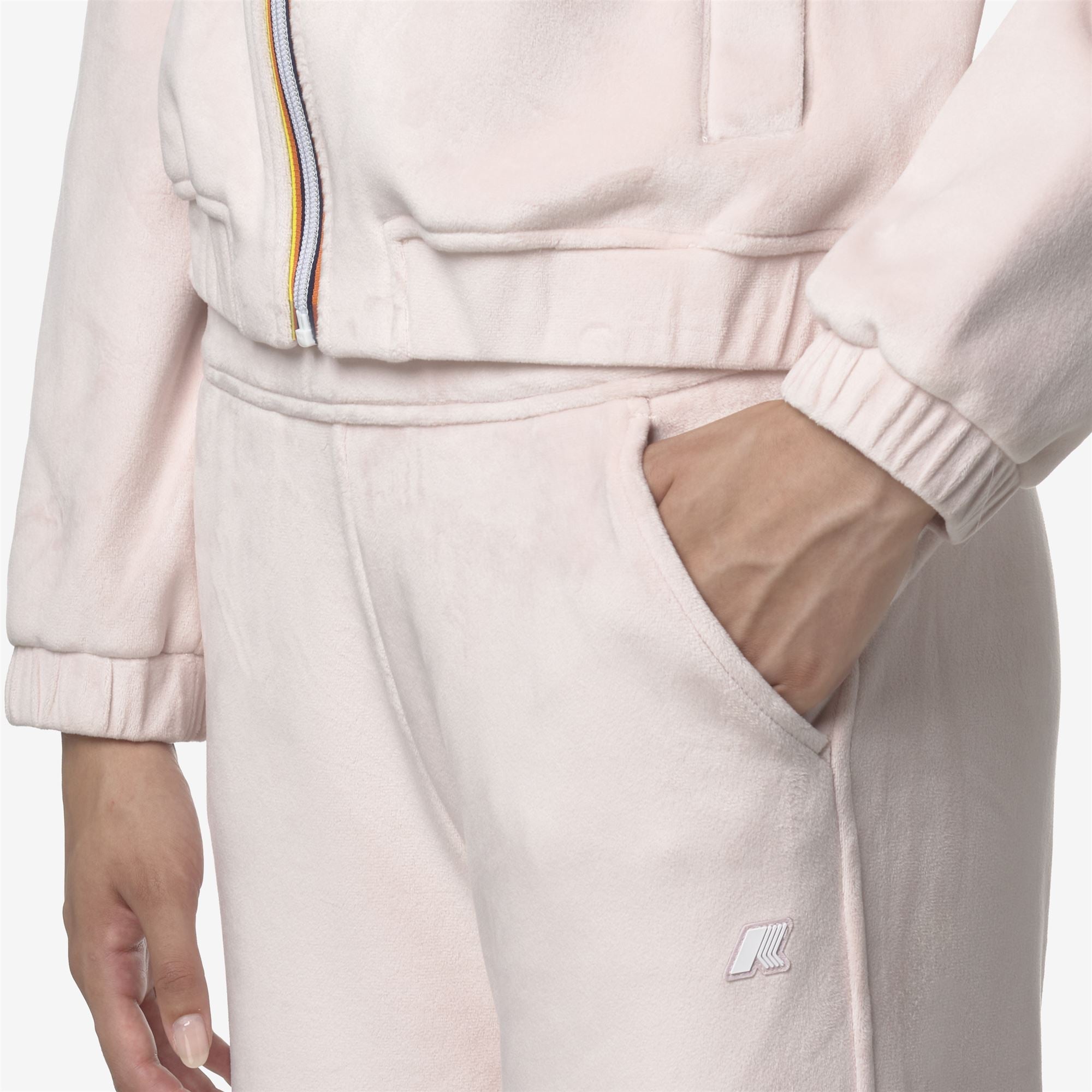 JENNY VELOUR POLAR - Pants - Sport Trousers - Woman - ROSE HUSHED-ROSE HUSHED