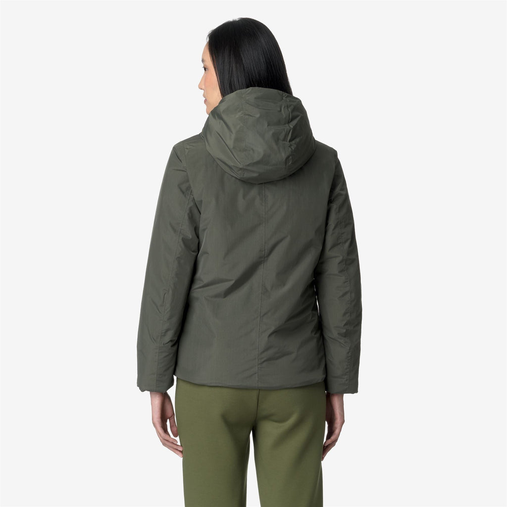 LIL SOFT TOUCH MARMOTTA - Jackets - Short - Woman - GREEN B-BLUE A