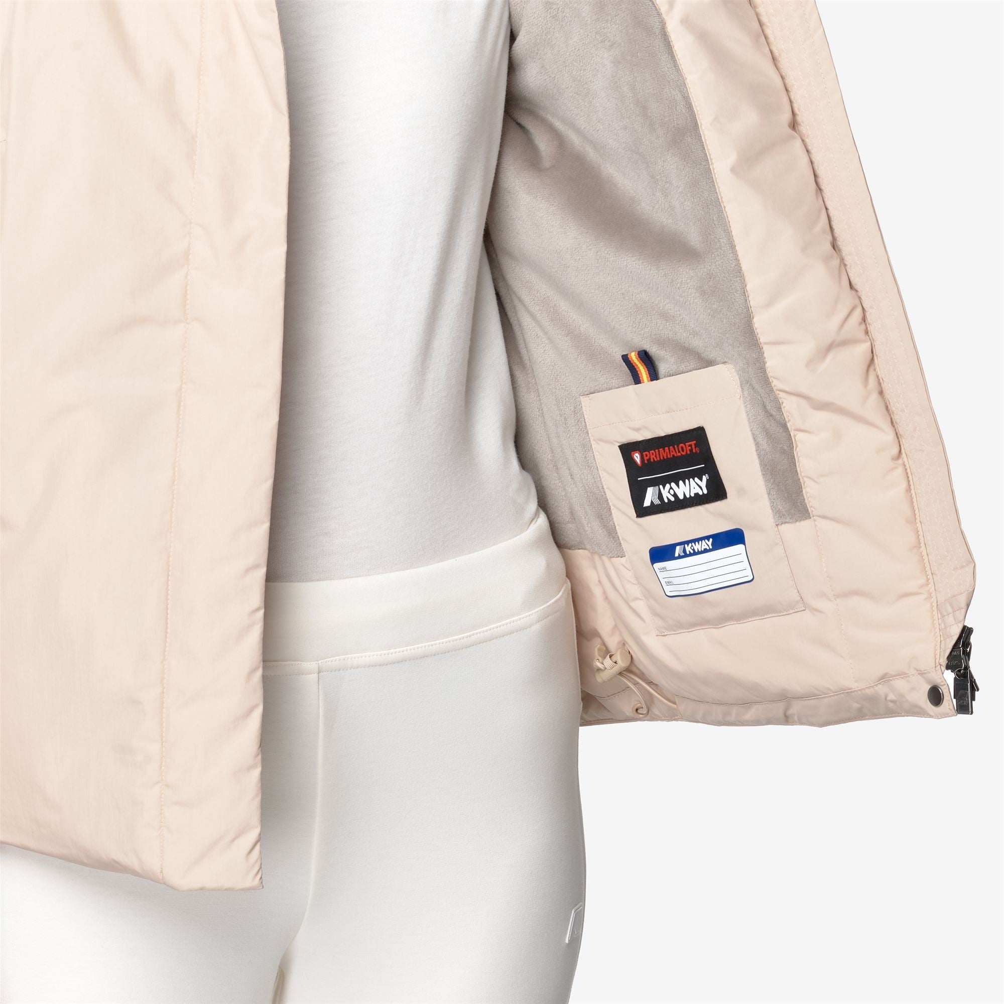 LIL SOFT TOUCH MARMOTTA - Jackets - Short - Woman - PINK TINT-GREY GOAT